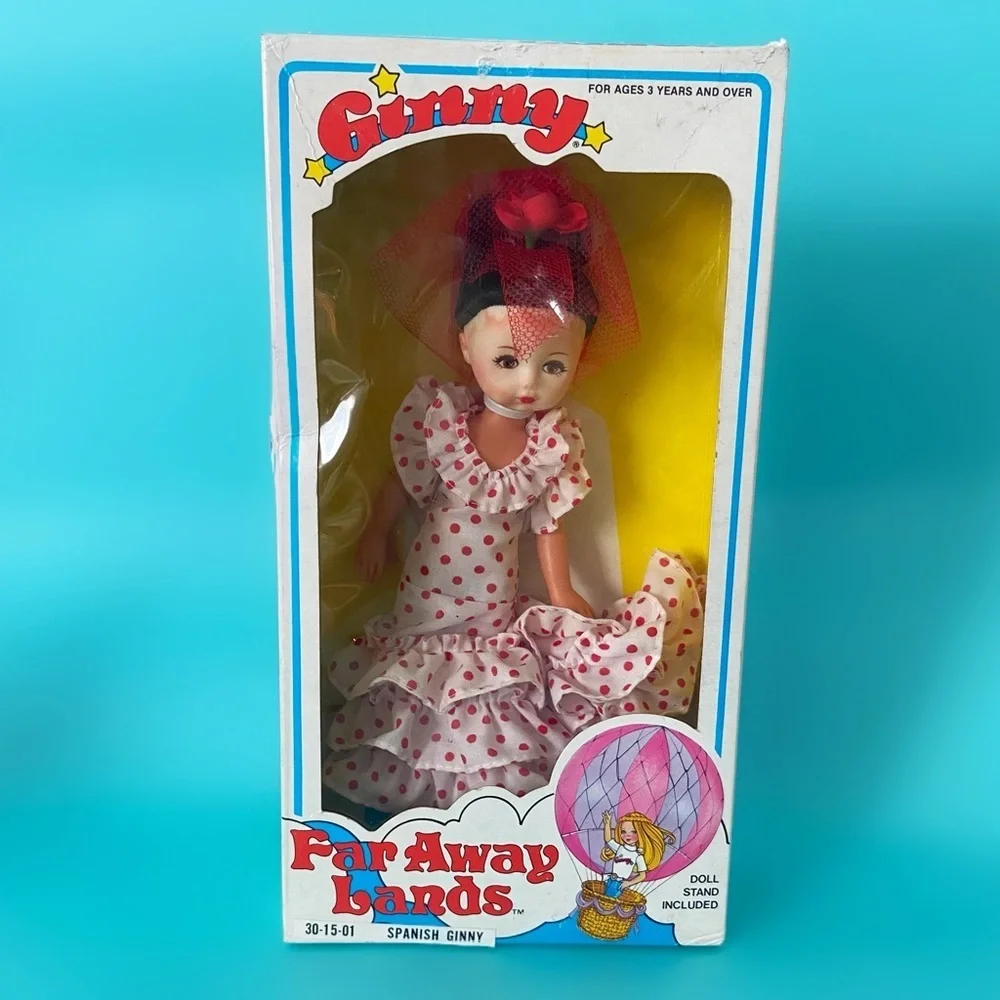 Vintage Ginny doll Spanish far away 1982 new in box toy collectors item